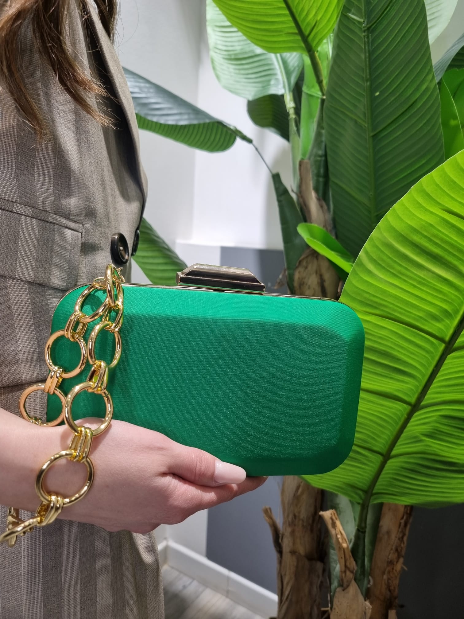 Le Chicche Clutch Verde gucci