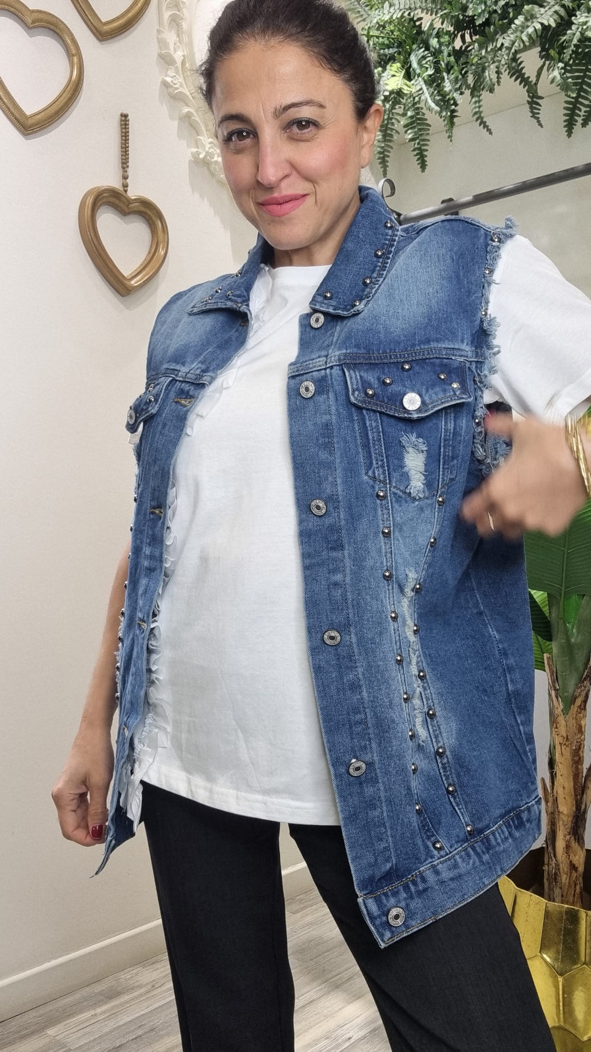 Le Chicche Gilet Jeans 217