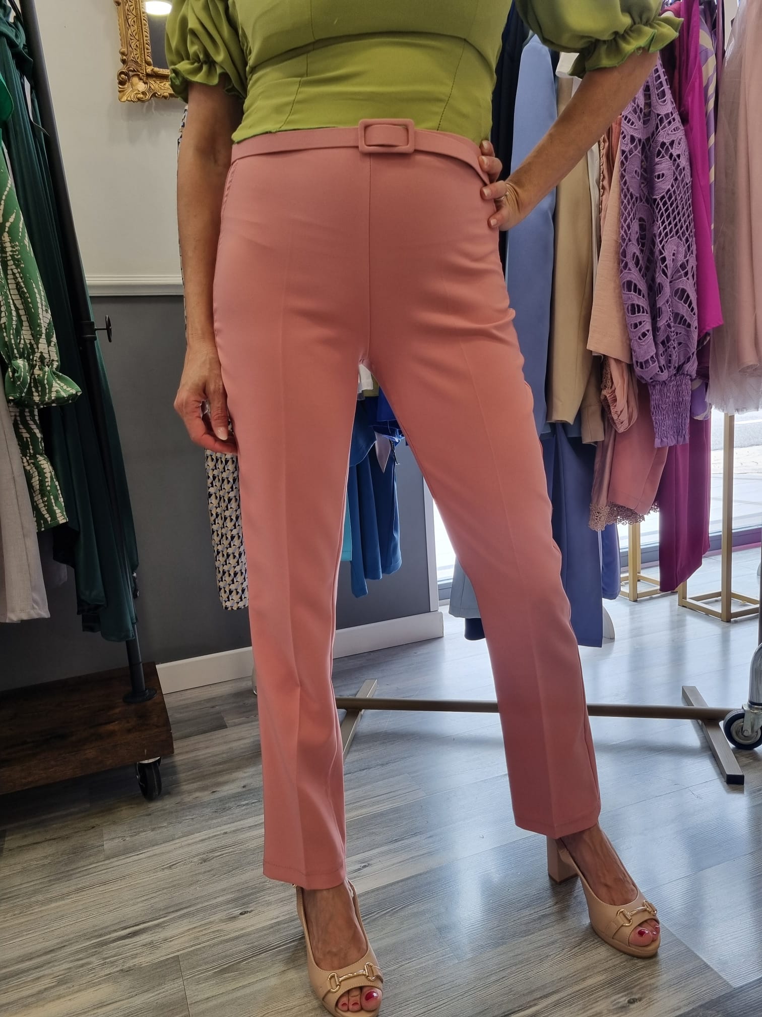 Le Chicche Pantalone Rosa Salmone