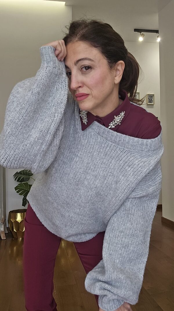 Pullover Grigio - immagine 4