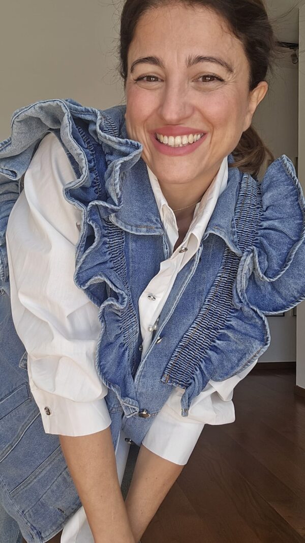 Maxi Gilet di Jeans - immagine 5