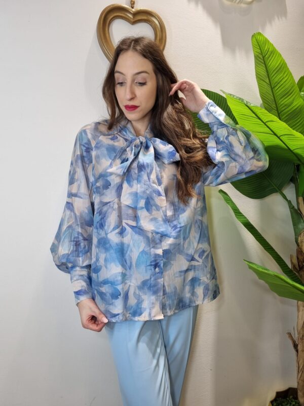 Camicia Fantasia Azzurra 85 - immagine 3